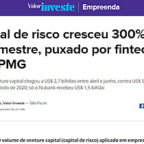 Capital de risco cresceu 300% no 2 trimestre, puxado por fintechs, diz KPMG